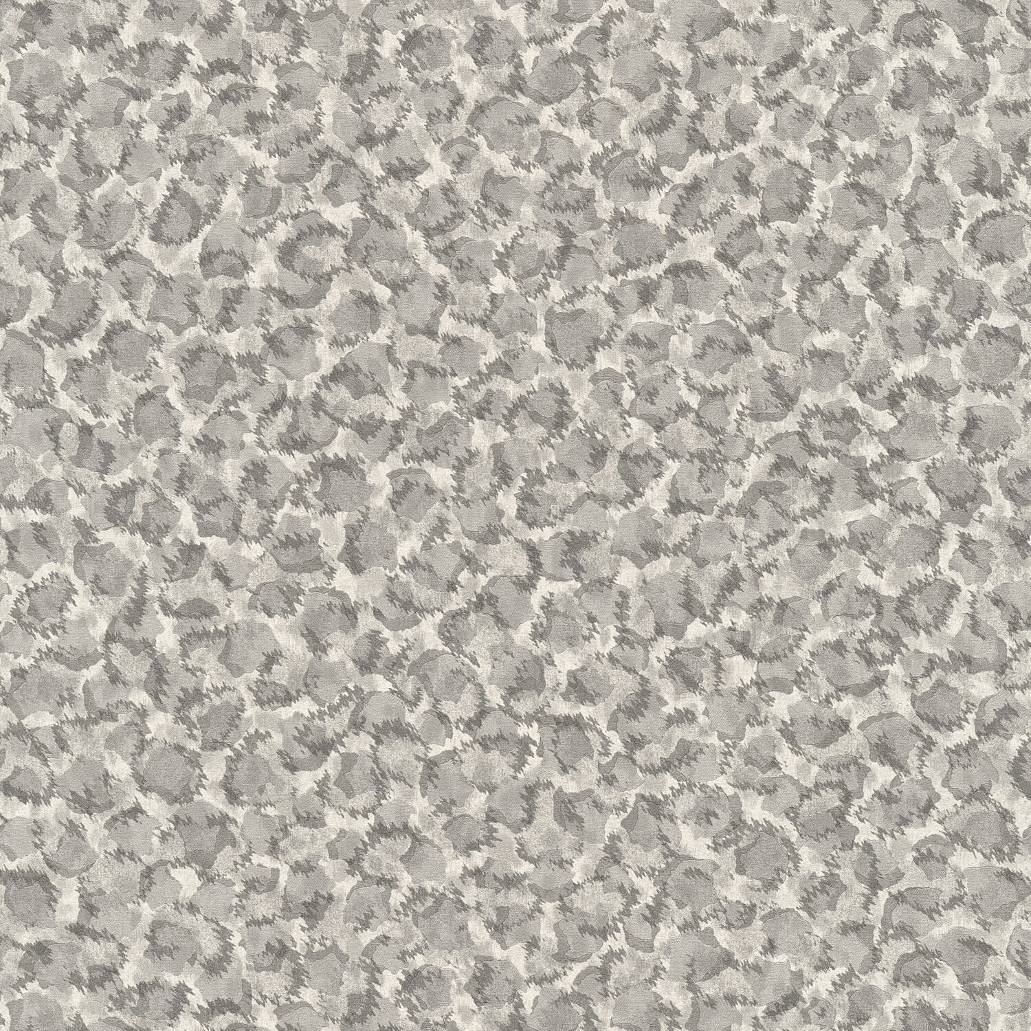 Profhome 349022-GU Animal pattern wallpaper matt grey cream 7.035 m2 (75 ft2)